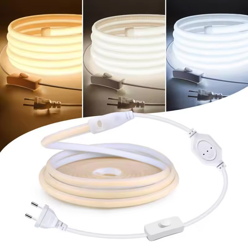 Outdoor Power Strip - 110V 220V Cob LED Strip Light