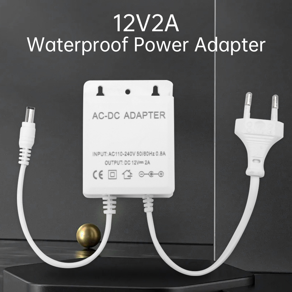 DC12V 2A EU Plug Adapter Secur - огляд і ціна Outdoor Power Port