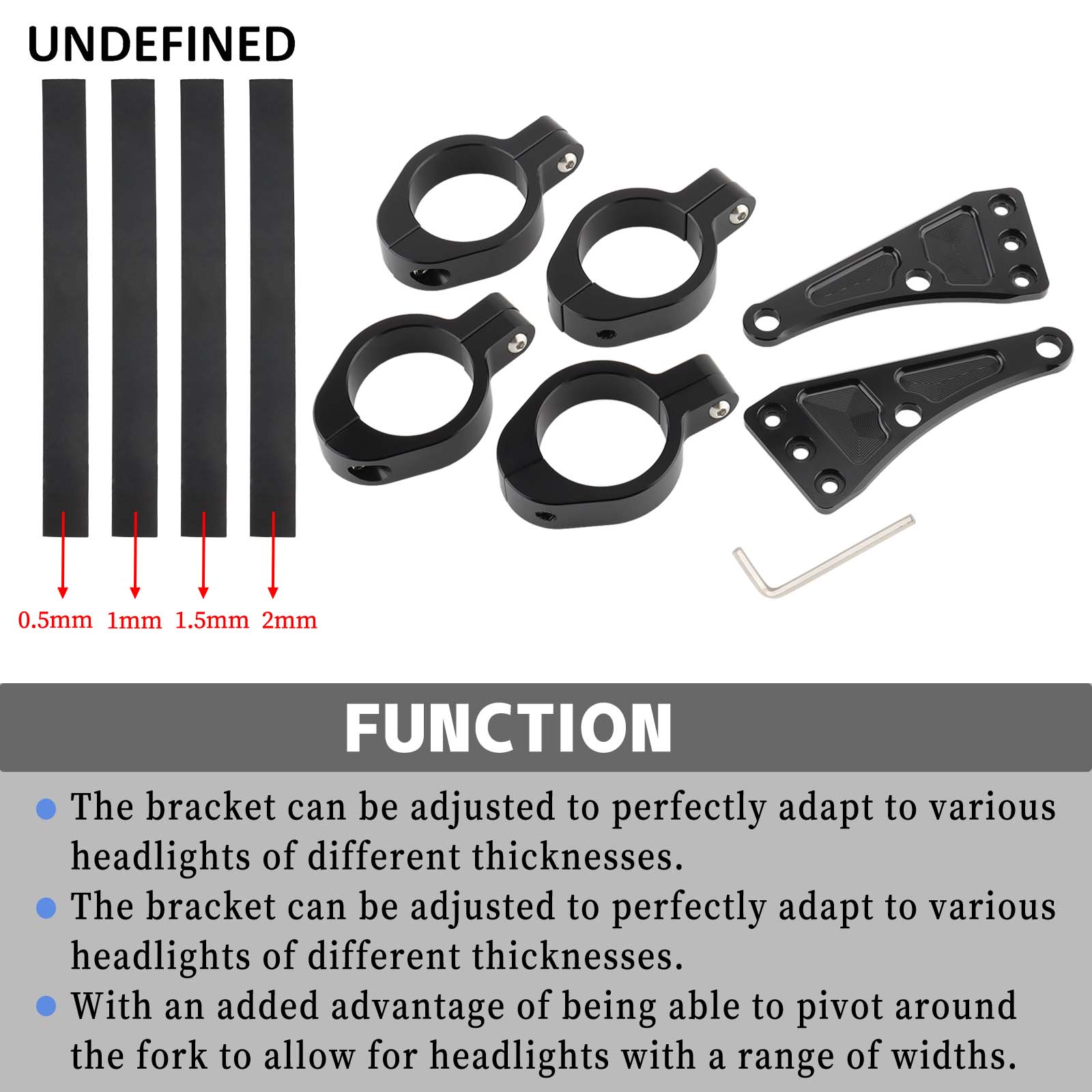 33mm-58mm Headlight Bracket Mo - огляд і ціна Outdoor Power Usa