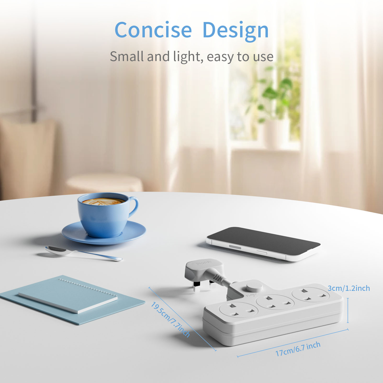 UK Power Plug Wall Outlet 13A  - огляд і ціна Outdoor Power Strip