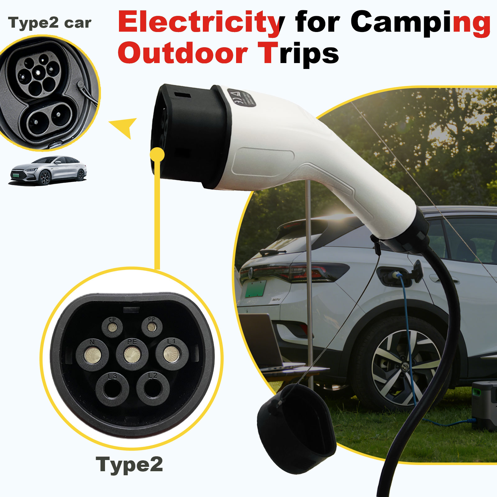 Type2 V2L Discharge Adapter 16 - огляд і ціна Outdoor Power Usa