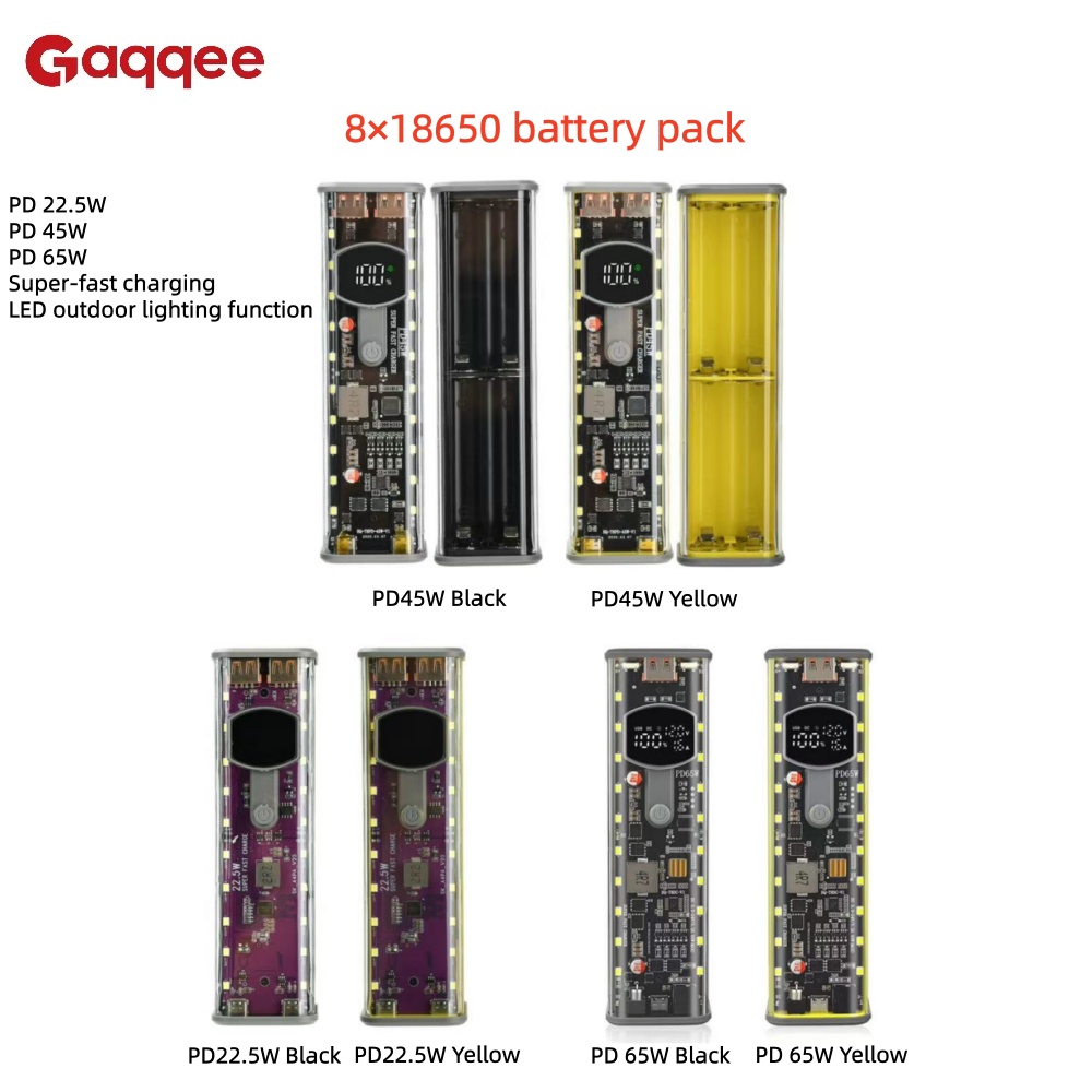 8×18650 Battery Case, PD 22.5W - огляд і ціна Outdoor Power Board Box