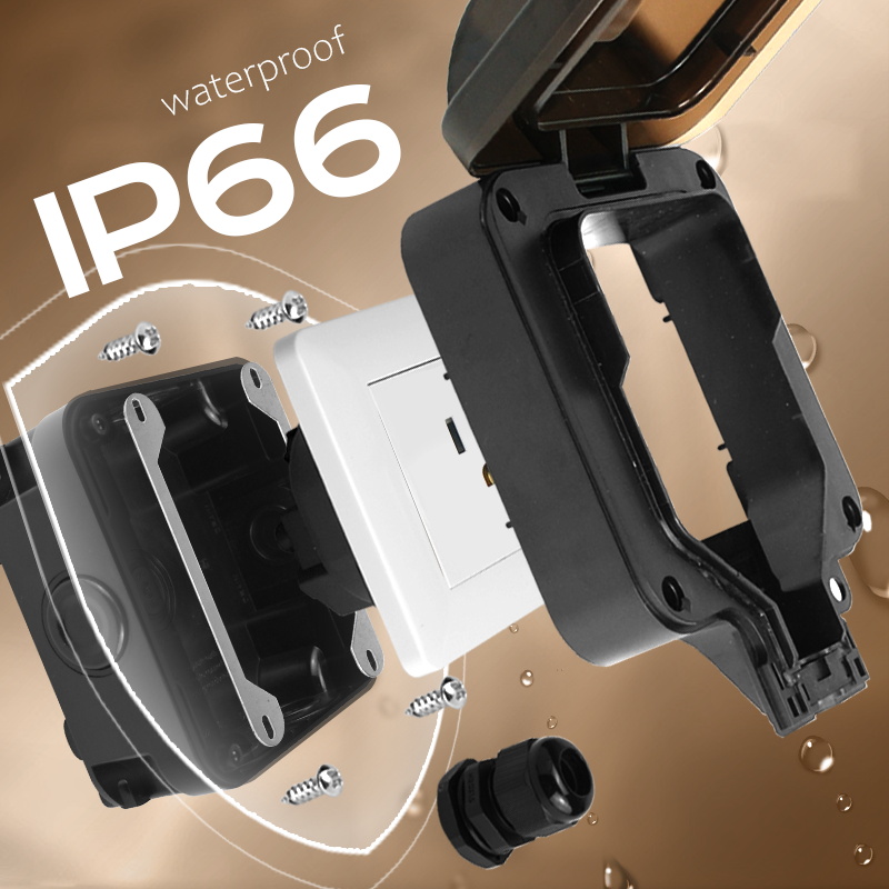 Avoir IP66 Wall Waterproof Soc - огляд і ціна Outdoor Power Usa