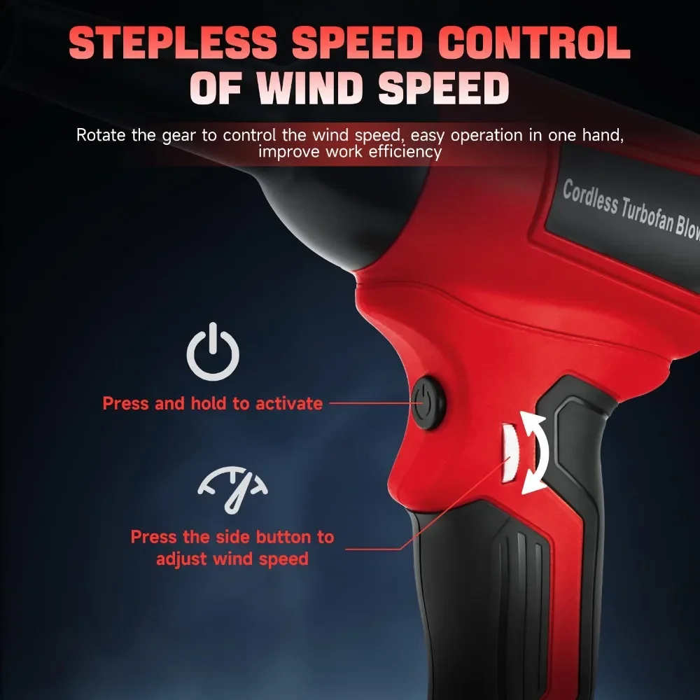 Electric Cordless Turbo Blower - огляд і ціна Leaf Blower Cordless