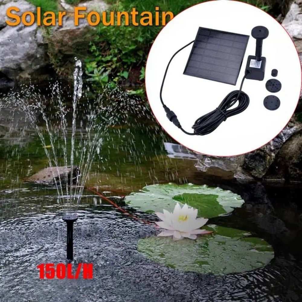 1.4W Mini Solar Fountain Pump  - огляд і ціна Outdoor Power Kit