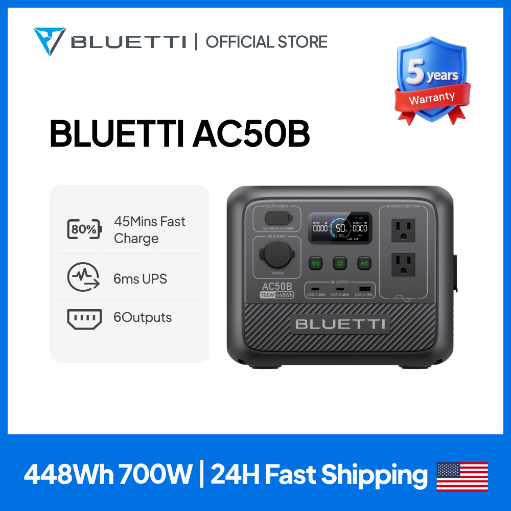 BLUETTI AC50B Portable Power S - огляд і ціна Outdoor Power Usa
