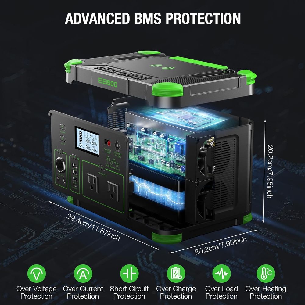 500W Portable Power Station 51 - огляд і ціна Outdoor Power Port