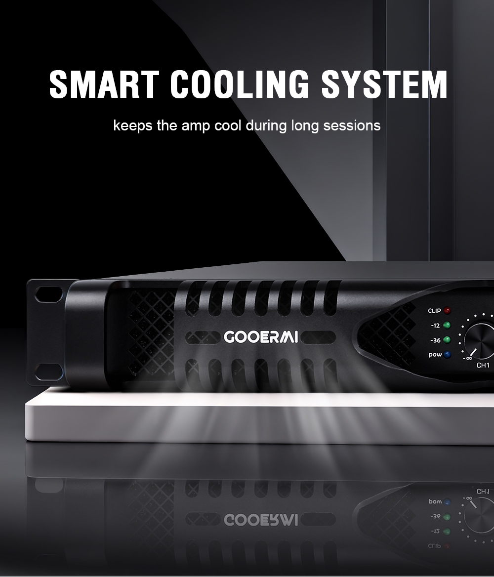 Gooermi DZ1300 1U Class D Powe - огляд і ціна Outdoor Power Amplifier