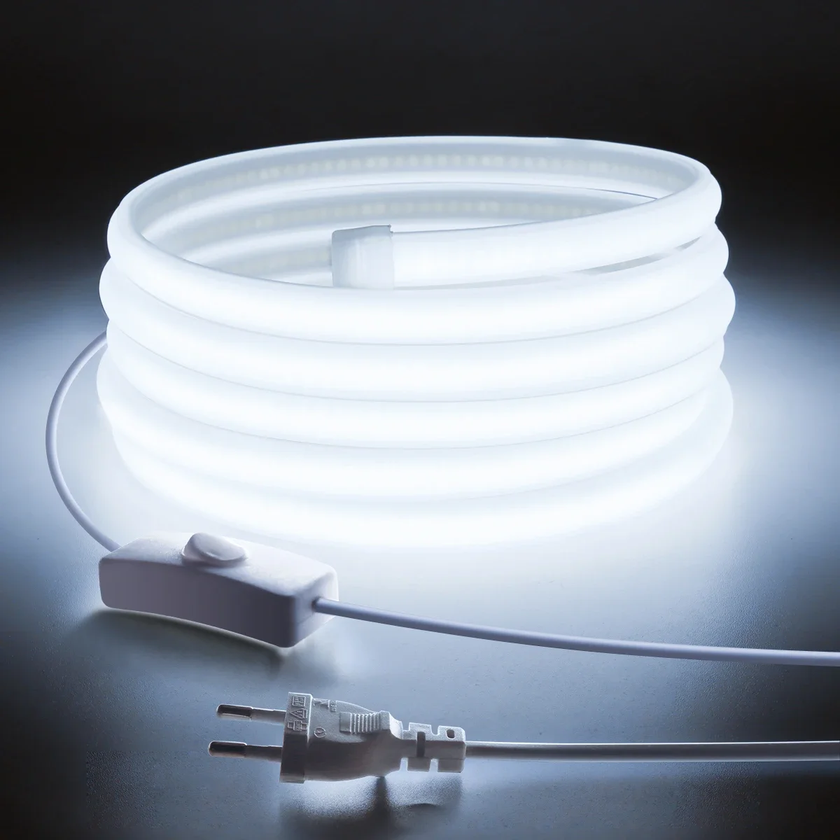 110V 220V Cob LED Strip Light  - огляд і ціна Outdoor Power Strip