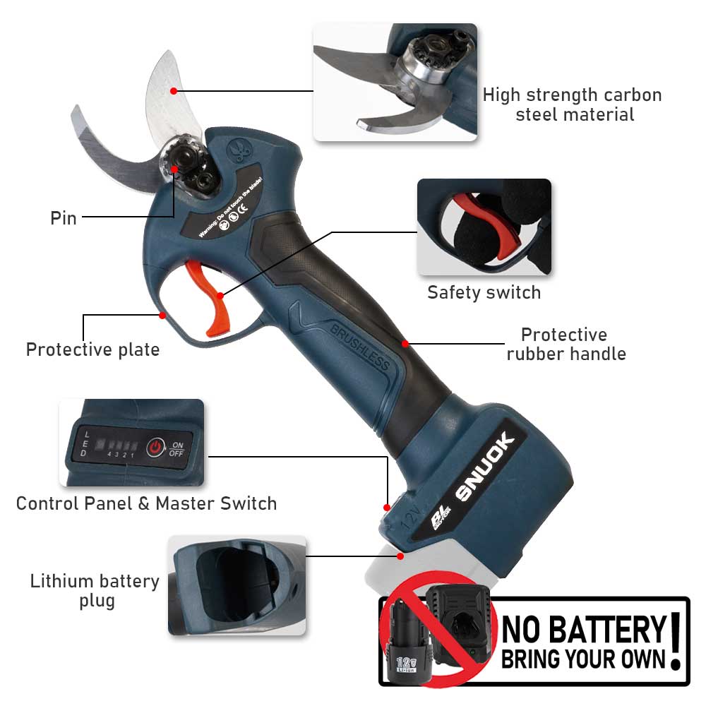SNUOK 12V Brushless Electric P - огляд і ціна Outdoor Power Usa