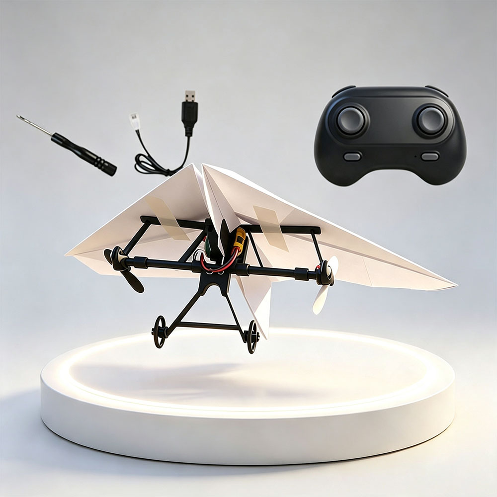 Remote Control Paper Airplane  - огляд і ціна Outdoor Power Board Box