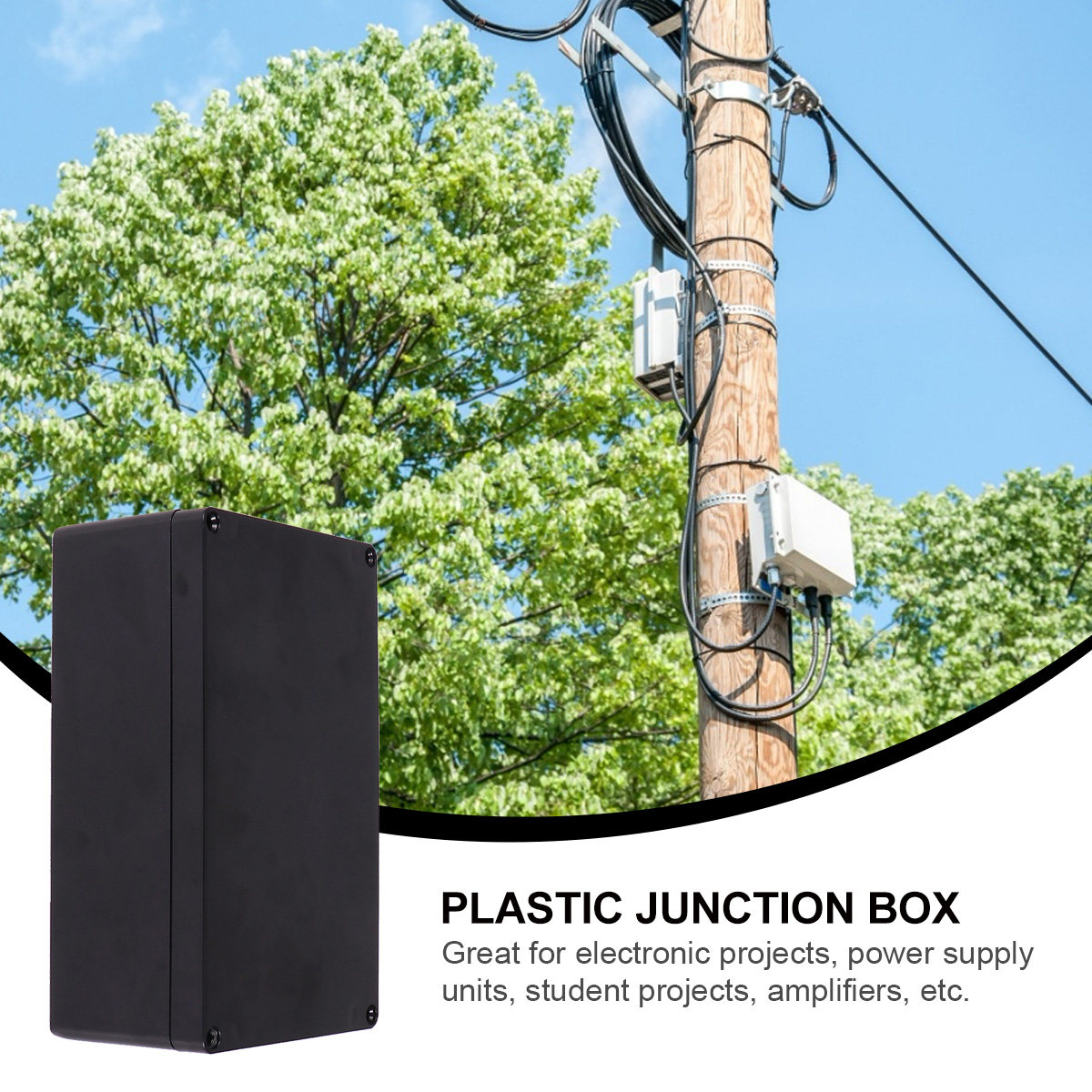 2Pcs Waterproof Junction Box P - огляд і ціна Outdoor Power Board Box