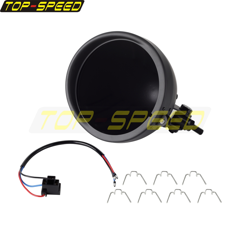 Black/Chrome Motorcycle Headla - огляд і ціна Outdoor Power Usa