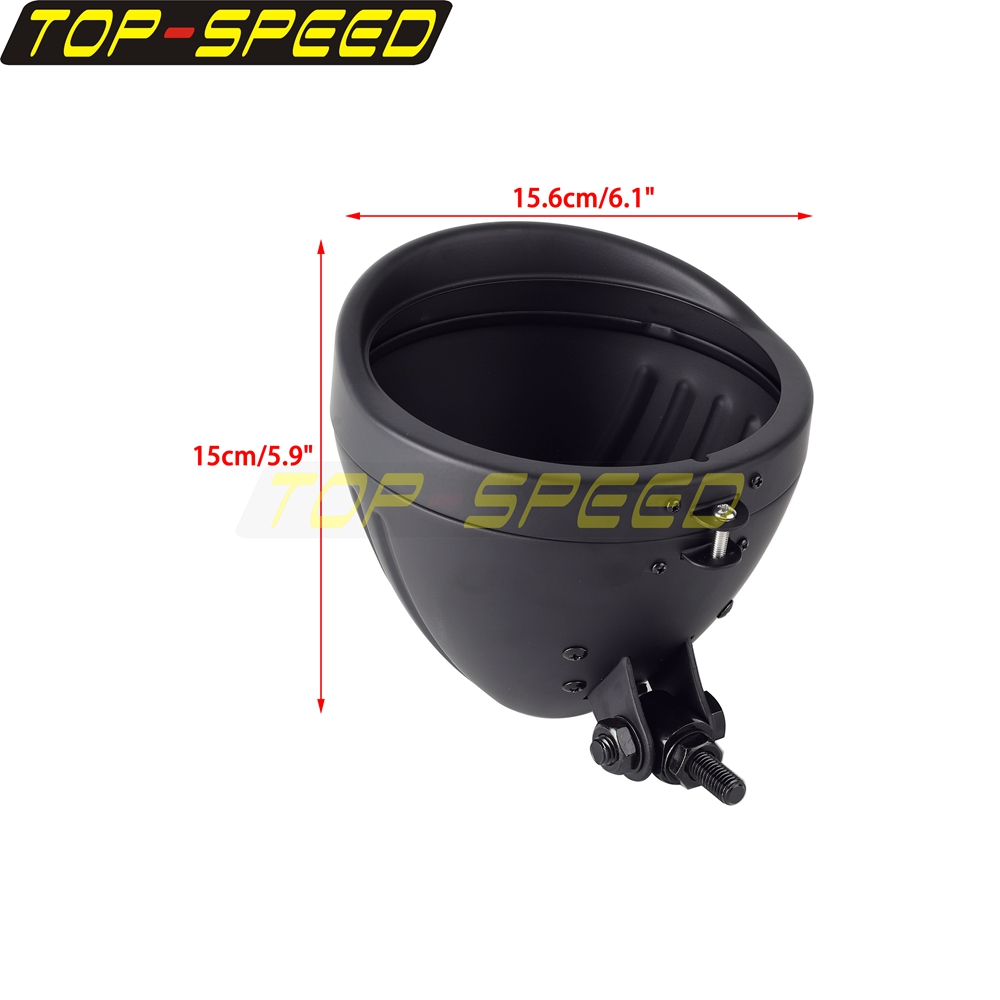 Black/Chrome Motorcycle Headla - огляд і ціна Outdoor Power Usa